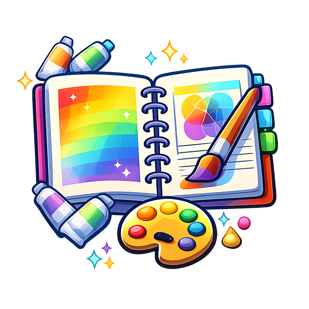 Colour Blending Practice Workbook