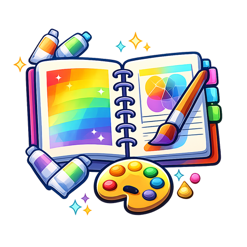 Colour Blending Practice Workbook