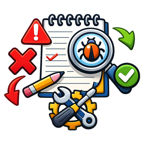 Mistake Fixing Troubleshooting Notes